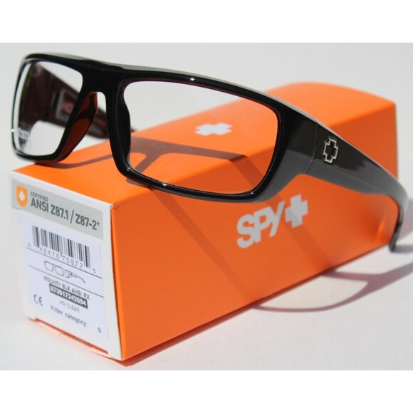 SPY OPTICS Bounty ANSI Z87.1/Z87-2+ Safety/Sunglasses Black/HD Clear NEW - Picture 1 of 9